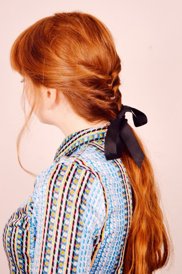 Larkspur Vintage | Beauty: Simple Low Ponytail With Some Twists